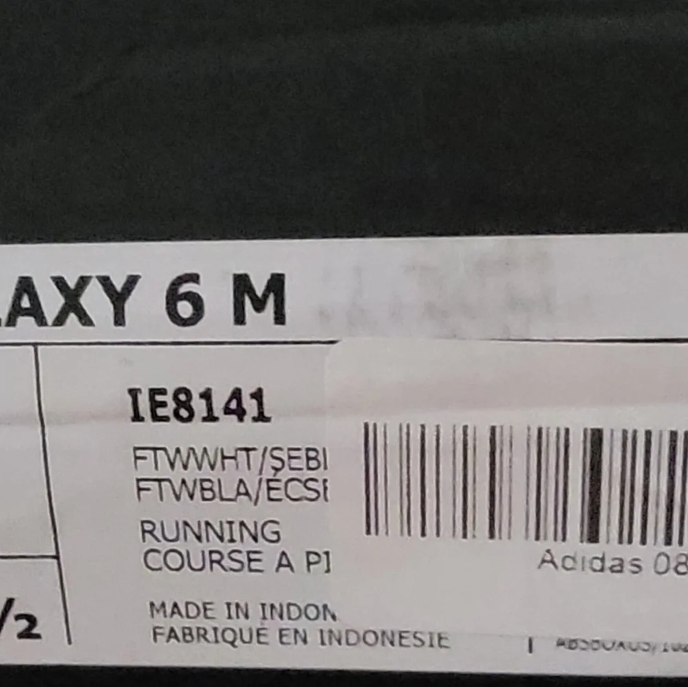 NEW Adidas Galaxy 6 Men's Cloudfoam Running Shoes Size 10 White Blue 3 Stripes